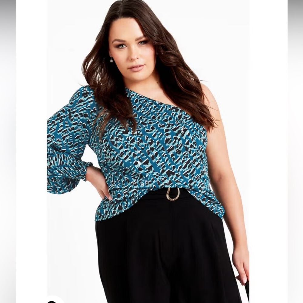 New Avenue Store
Women's Plus Size Eva One Shoulder Top size 20 - Picture 4 of 7